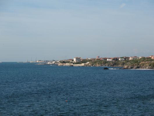 Foto del litorale presso Antignano