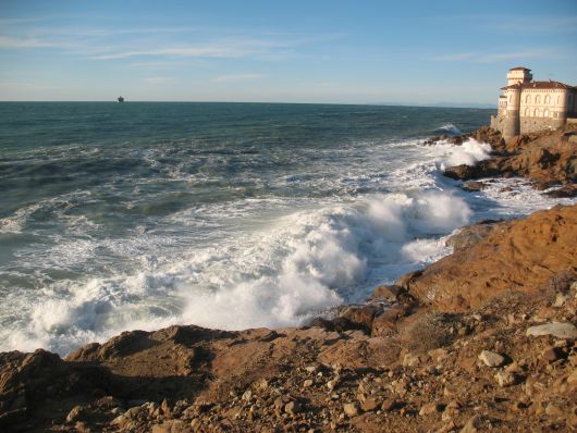 Veduta dalla costa del Castello del Boccale