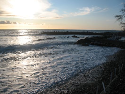 Tramonto al porto di Quercianella