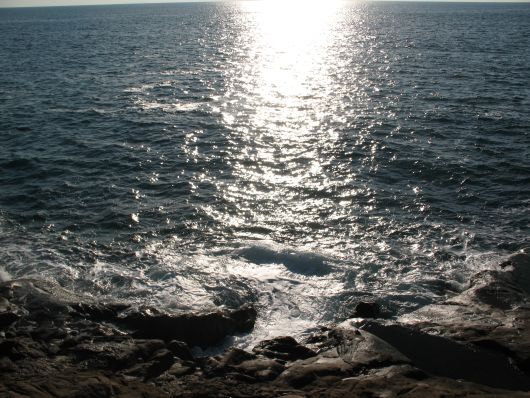 Foto tramonto sul mare da scaricare