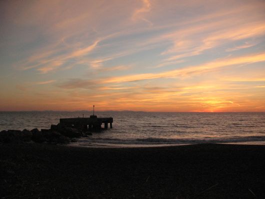 Tramonto sul mare immagini da scaricare gratis