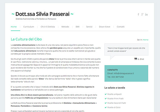 Sito Silvia Passerai